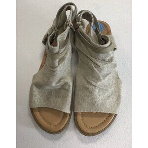 Blowfish Sandals Womens Size 7.5 Gladiator Brown Cotton Boho/Hippy Open Toe 🤎